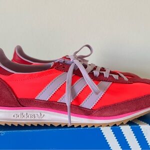 Adidas SL 72 OG Retro Runner Solar Red Ice Lavender Women’s 7.5